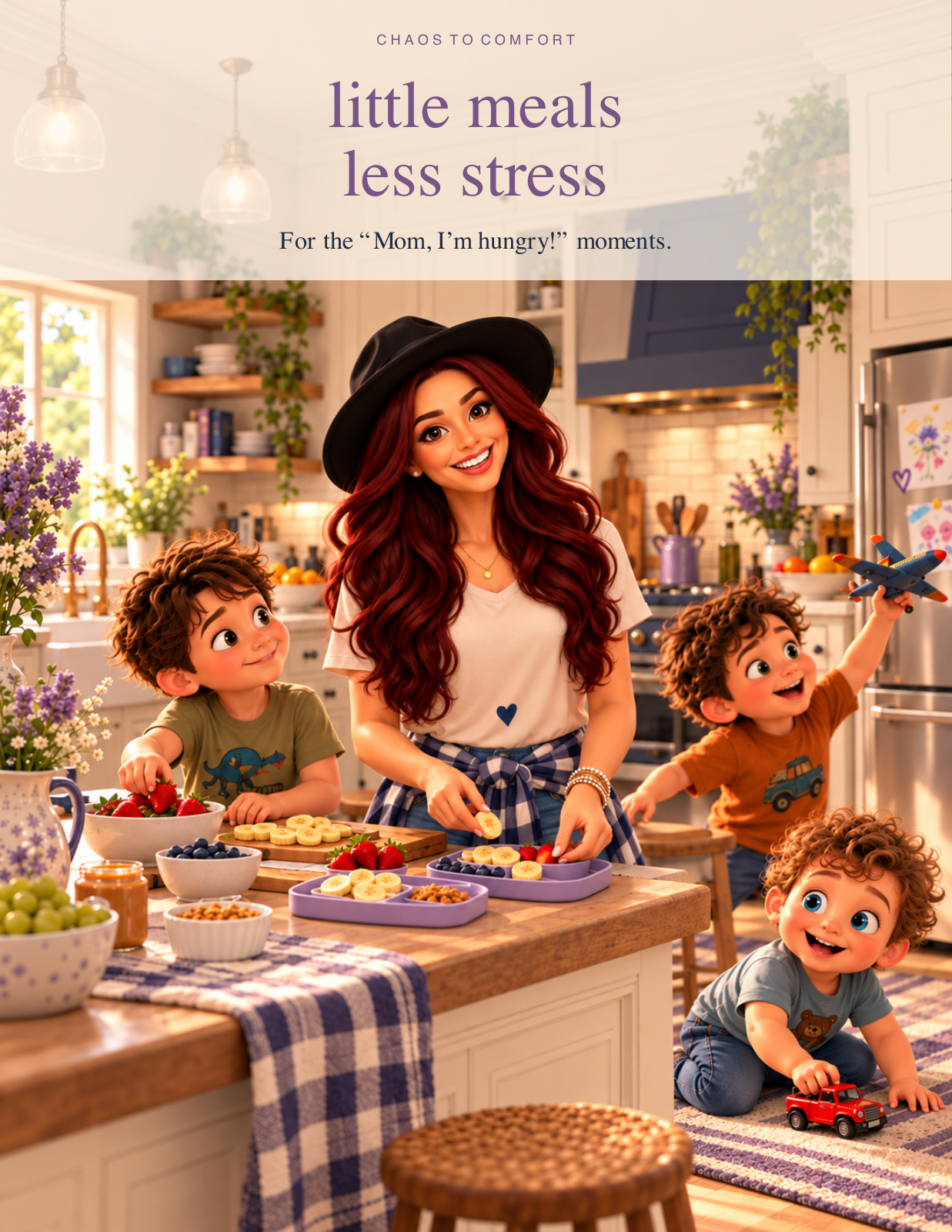 Little Meals, Less Stress — Chaos to Comfort snack bible cover